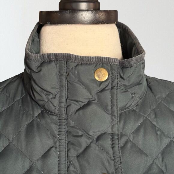 J Crew Lightweight Down Puffer Field Jacket Sz S Womens Navy Downtown Preppy - Picture 6 of 12